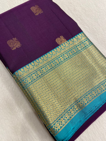 Pure Kanjeevaram Silk Mark Certified Saree