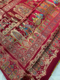 Premium Banarasi Crepe Kalamkari Saree