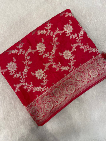 Premium Crepe Satin Silk Saree