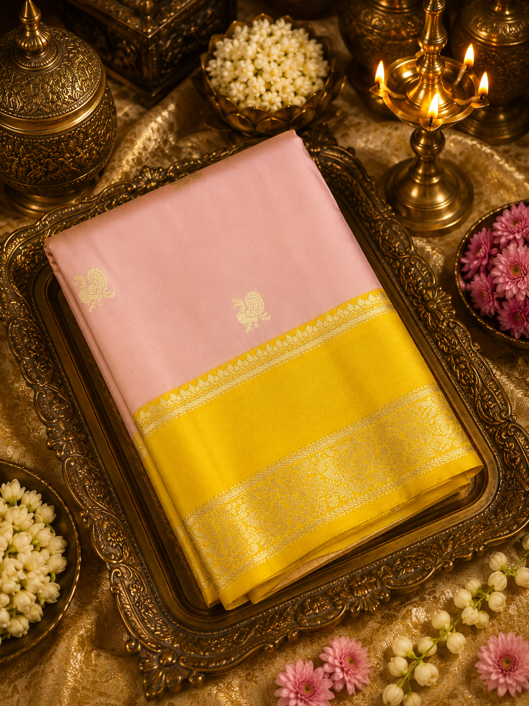 Premium Semi Kanjeevarams Silk Saree