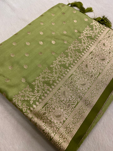Premium crepe satin silk saree