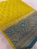 Premium Crush Georgette Saree -902138