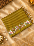 Premium Organza Saree With Embroidery - 901988
