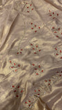Pure Chinnon Designer Saree