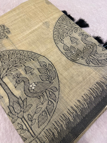 Premium Semi Chanderi Saree(light)