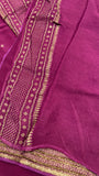Premium Crepe Silk Sare - 902353