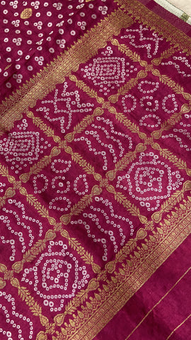 Premium Semi Bhandani Saree