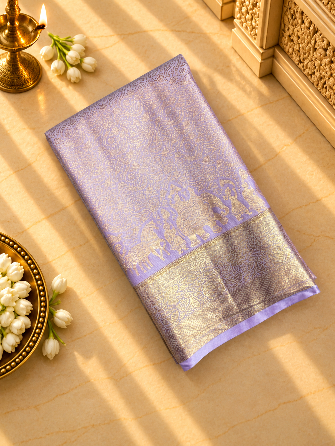 Premium Bridal Semi Kanchipuram Silk Saree - 901998