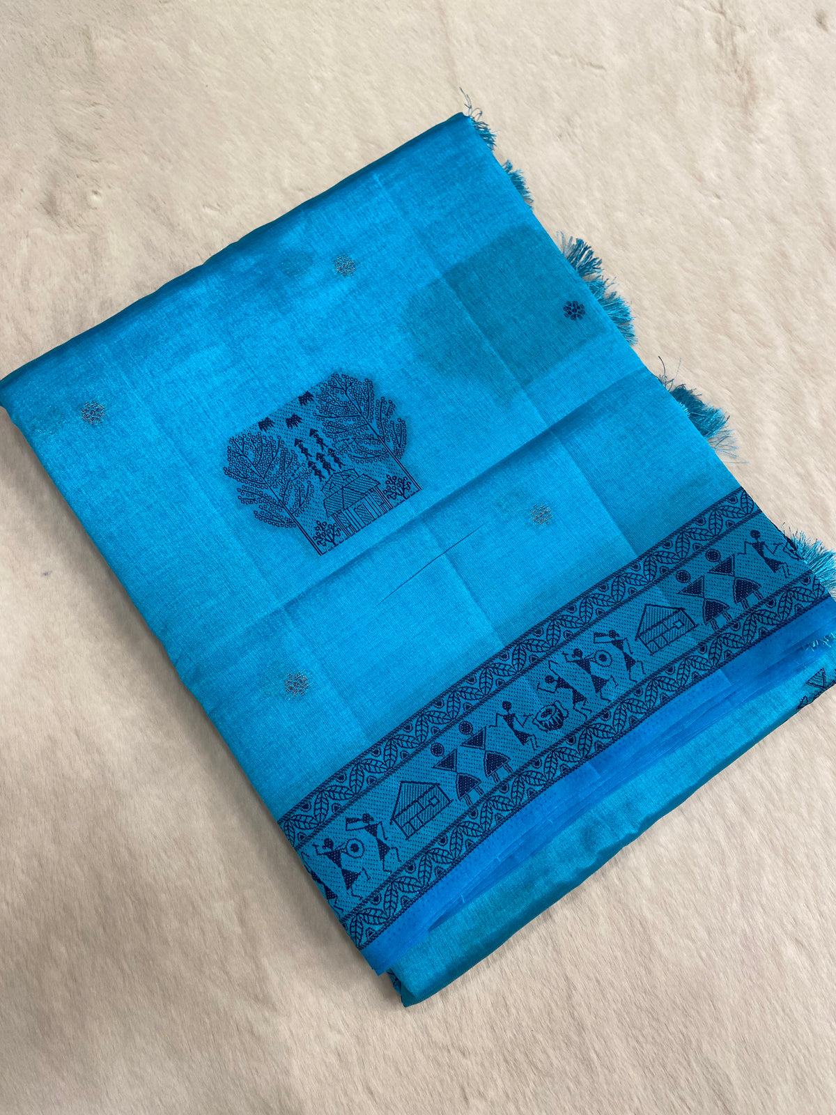 Butter silk saree