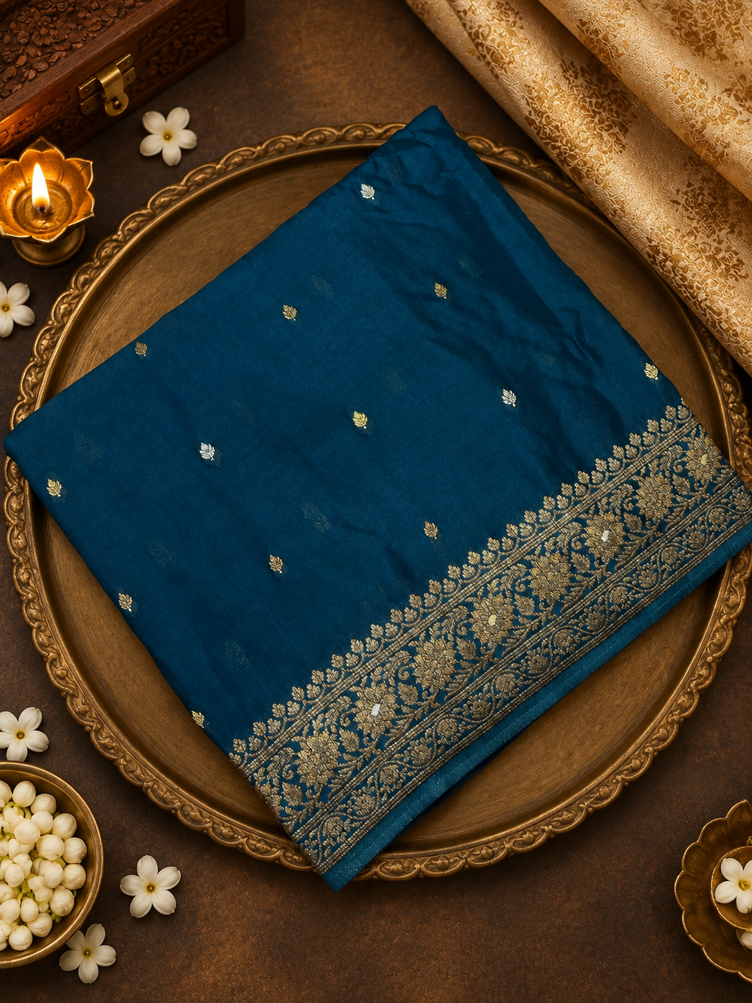 Premium Crepe Silk Saree -902352