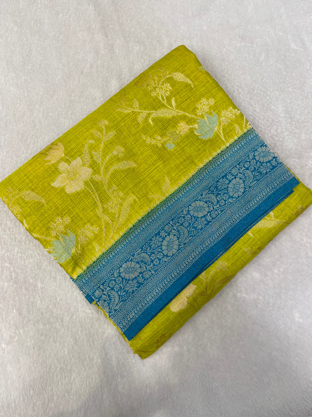 Premium Heritage Cotton Saree With Meenakari Design