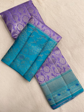 Pure Zari Handloom Kanjeevaram Silk Mark Certified Saree
