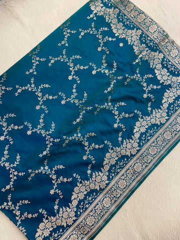 Premium Banarasi Crape Satin Silk Saree