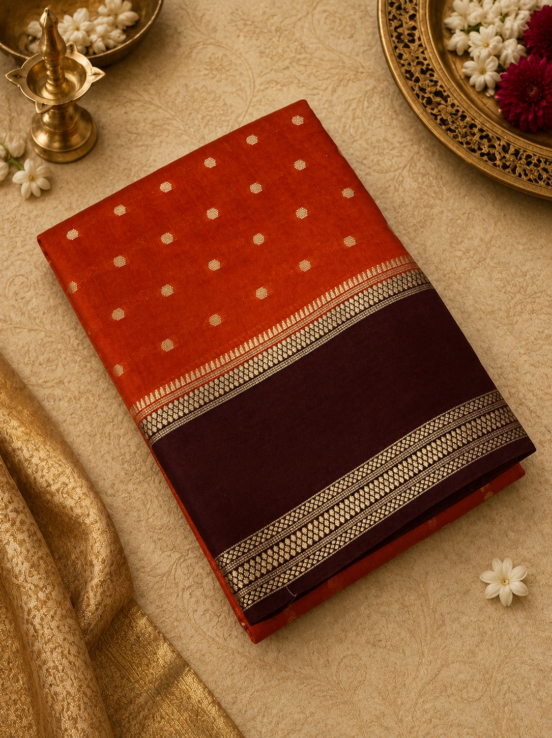 Premium Semi Chanderi Saree