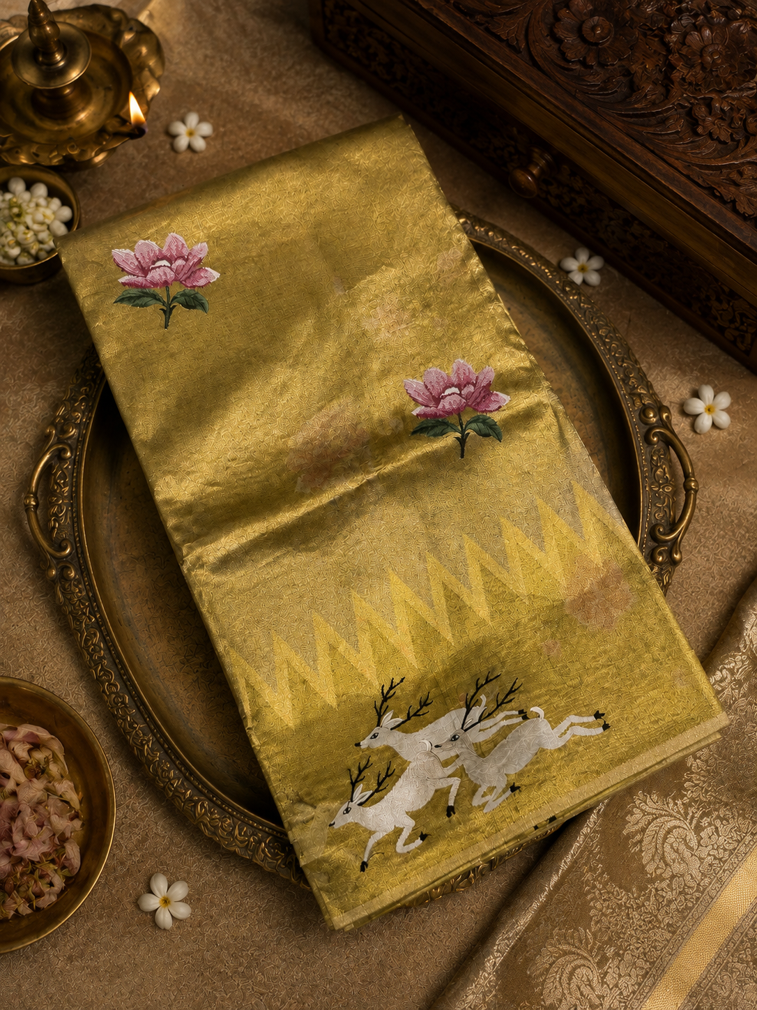 Pure tissue soft organza saree