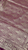 Premium Banarasi Crepe Satin Silk Saree