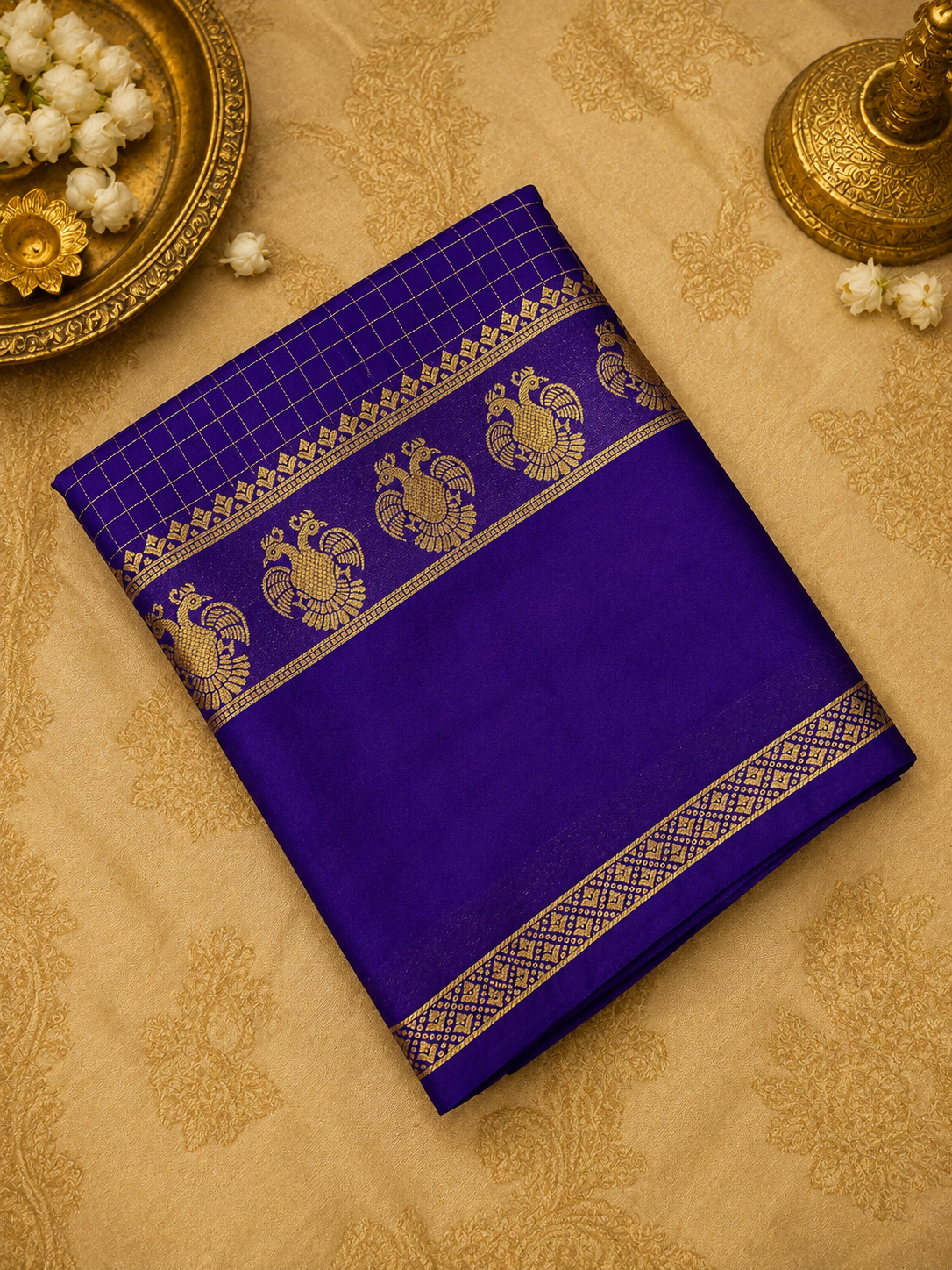 Premium Semi Mysore Silk Saree