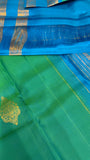 Pure 1G gold zari handloom Kanjeevaram Silk Saree- Silk mark certified- PS2383