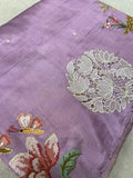 Premium Soft Tassar Saree With Embroidery