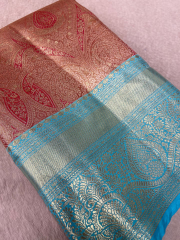 Bridal Semi Tissue Silk Saree