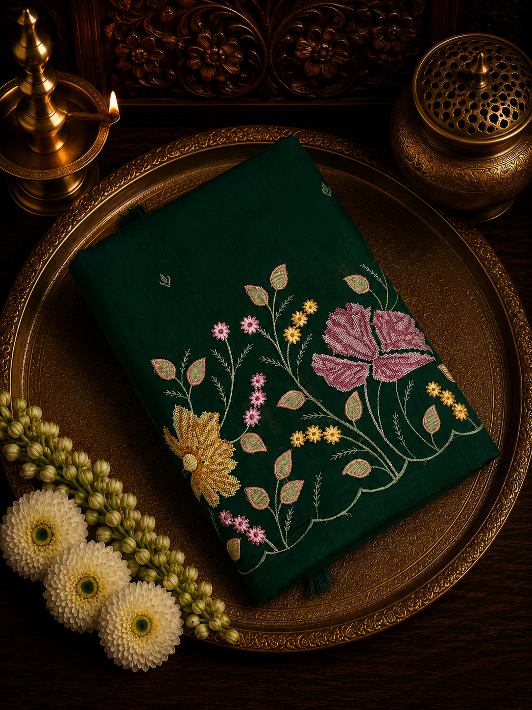 Premium Butter Silk Saree💚