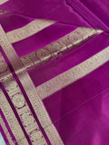 Pure Mix Mysore Crepe Silk Saree- 902032 Wine