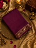 Premium semi mysore crepe silk saree