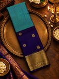 Pure 1G zari handloom Kanjeevaram Silk Saree- Silk mark certified- PS2345