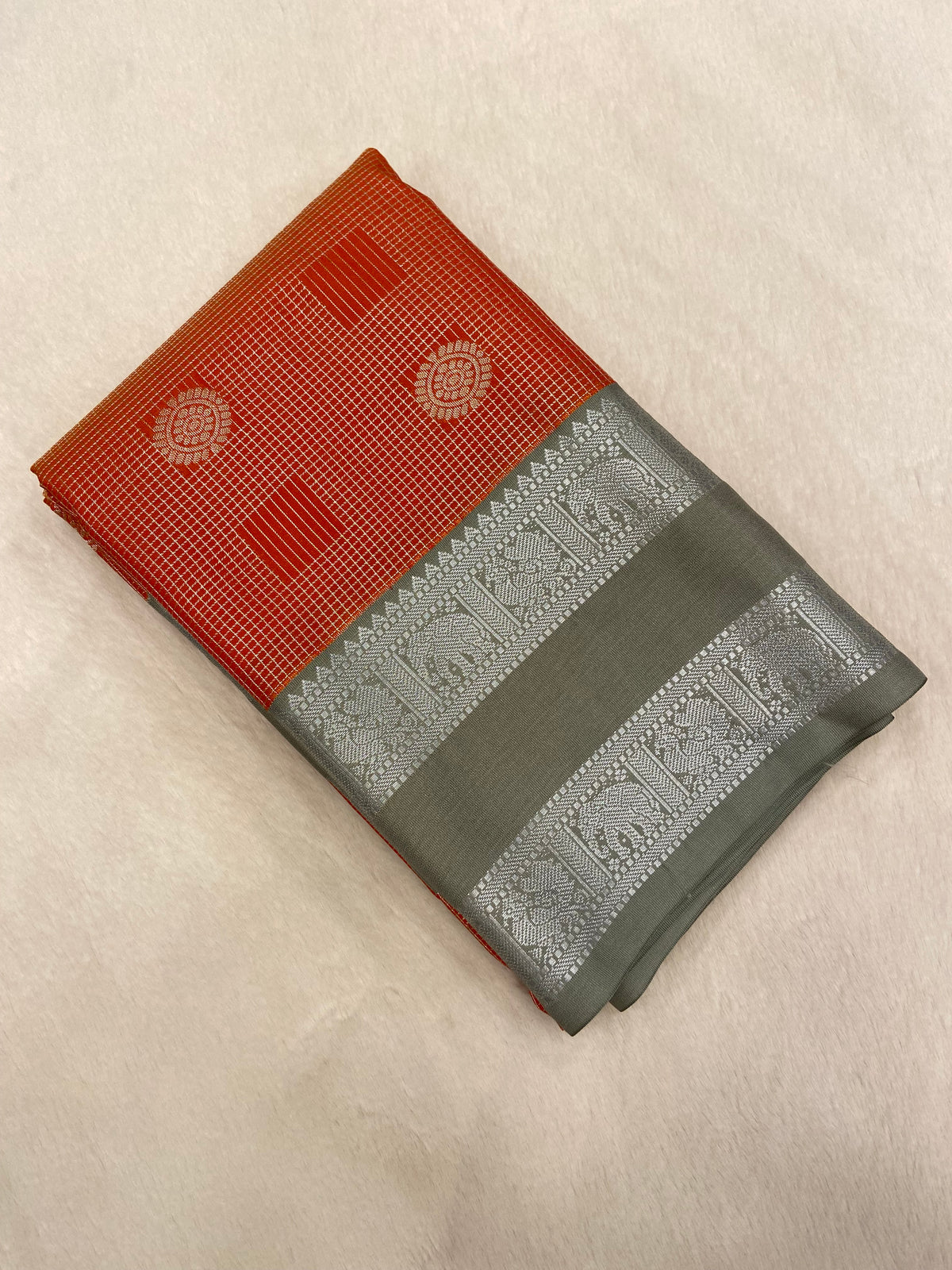 Mini kanchi Silk Saree