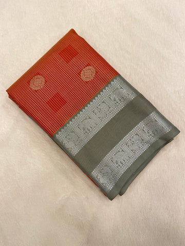 Mini kanchi Silk Saree