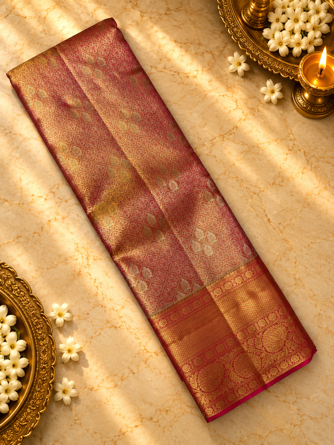 Pure Kanjeevaram Silk Saree- Silk mark certified- PS2419