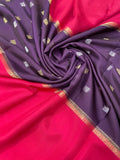 Pure Mix Mysore Crepe Silk Saree💜