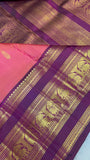 Pure 1G zari handloom Kanjeevaram Silk Saree- Silk mark certified- PS2352