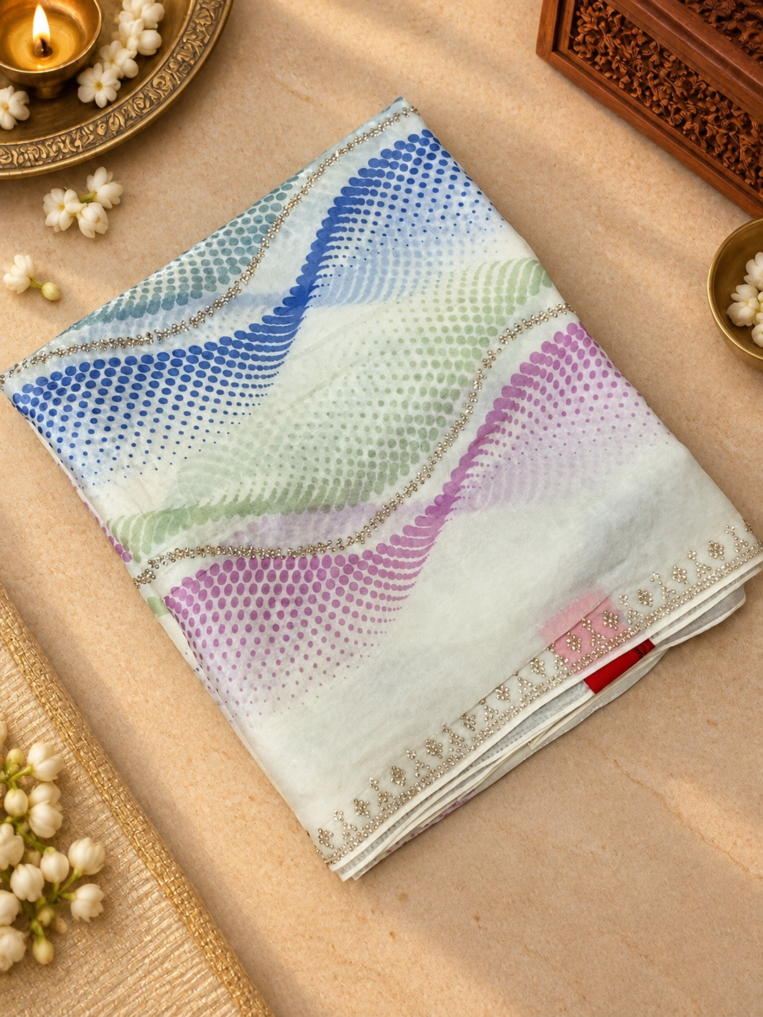 Premium Fendicrush Saree -901289