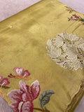 Premium Soft Tassar Saree With Embroidery