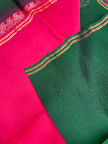Half Mix Kanjeevaram Soft Silk Saree