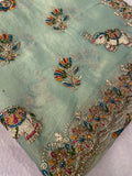 Premium Crush Organza Saree - 902658