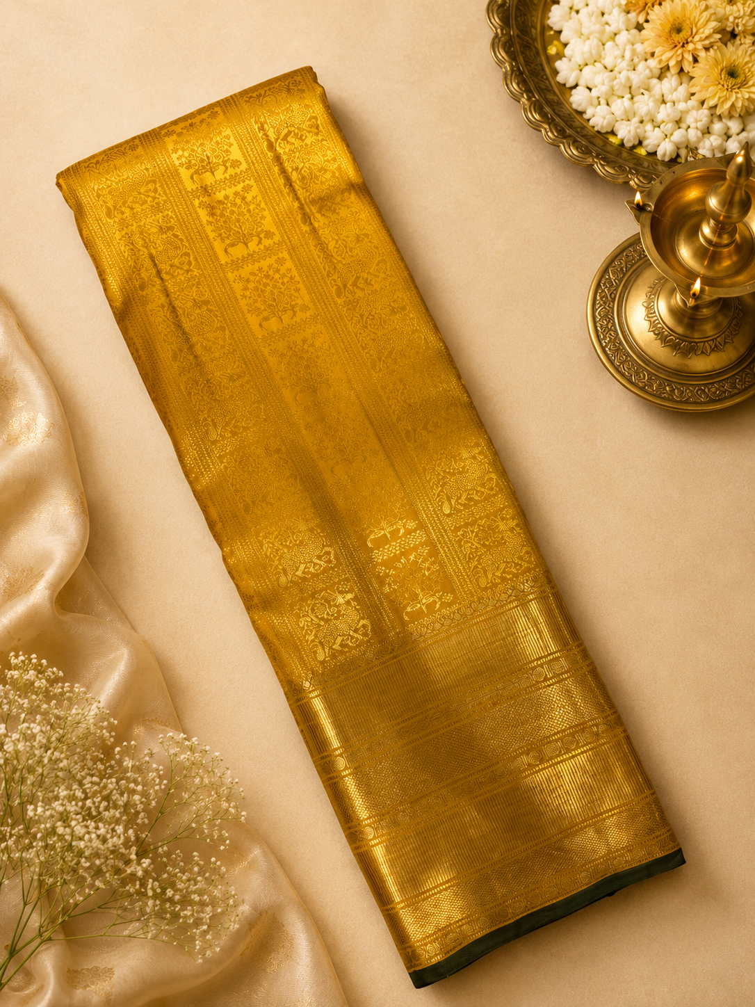 Premium Semi Kanchipuram Silk Saree