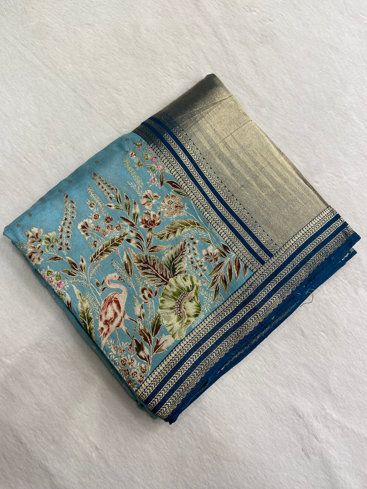 Premium designer crepe silk saree