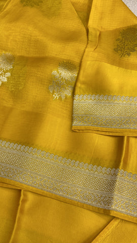 Pure Soft Manipuri Kota With Satin Border Saree💛