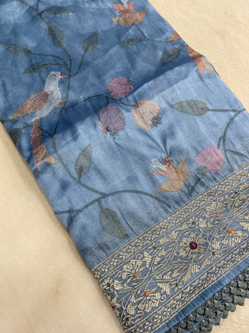 Pure Tissue Organza Saree