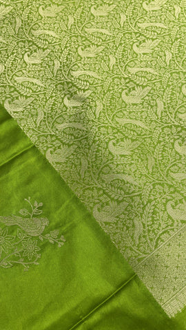 Premium crepe satin silk saree
