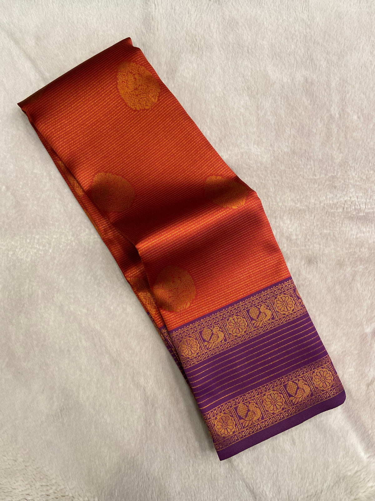 Vintage Semi Kanchipuram Silk Saree