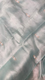 Designer cocktail organza saree