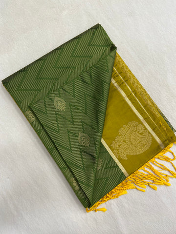 Premium Semi Soft Kanjeevaram Silk Saree