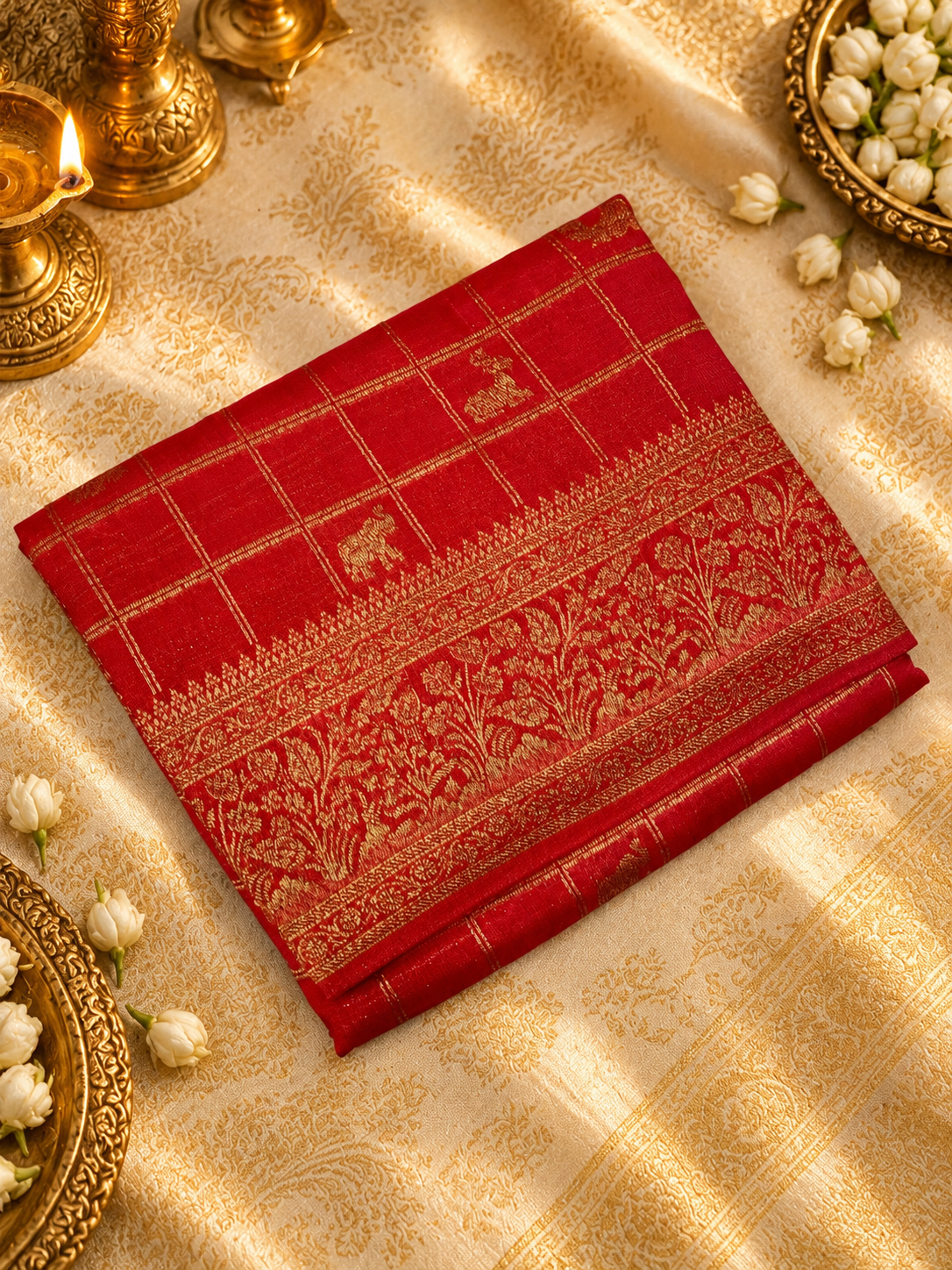Premium Tassar Silk Saree❤️ - 902907