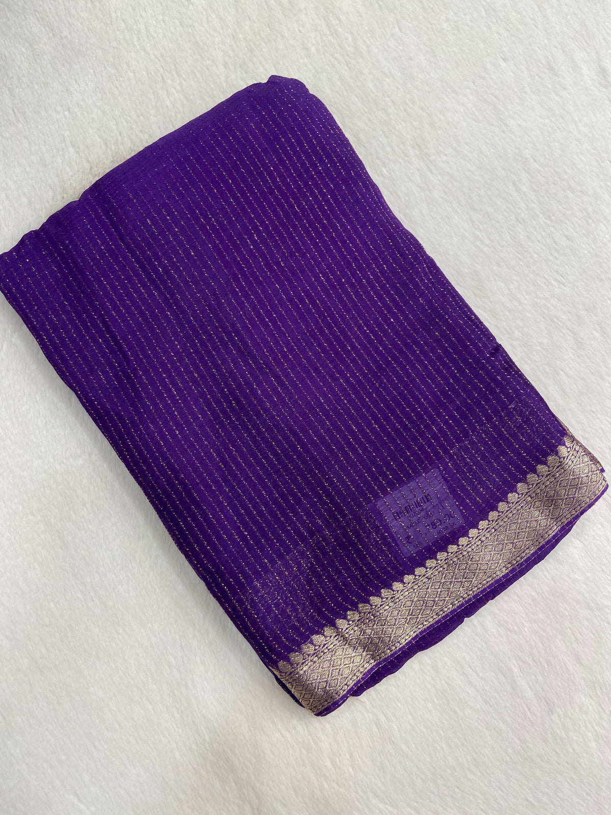 Chiffon Semi Mysore Silk Saree