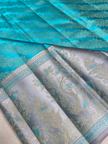 Pure Zari Handloom Kanjeevaram Silk Mark Certified Saree