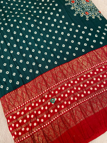 Premium Semi Gajji Modal Silk Saree