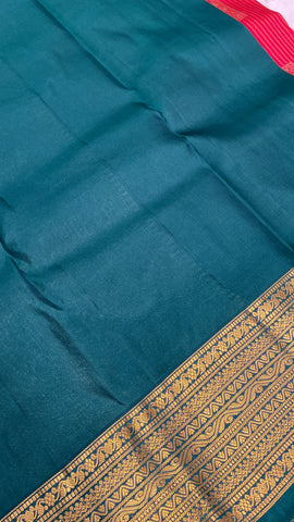 Pure Kanjeevaram silk mark certified saree